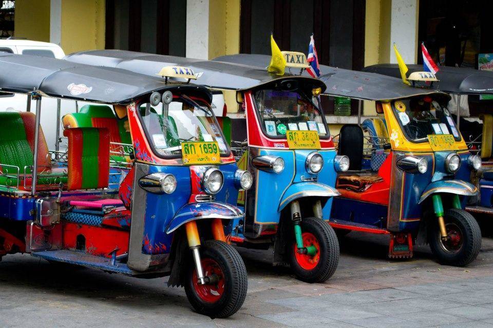 Виды такси в тайланде - от байков до трансферов