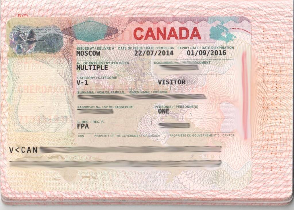 Оформляем визу в канаду для россиян в 2019 году