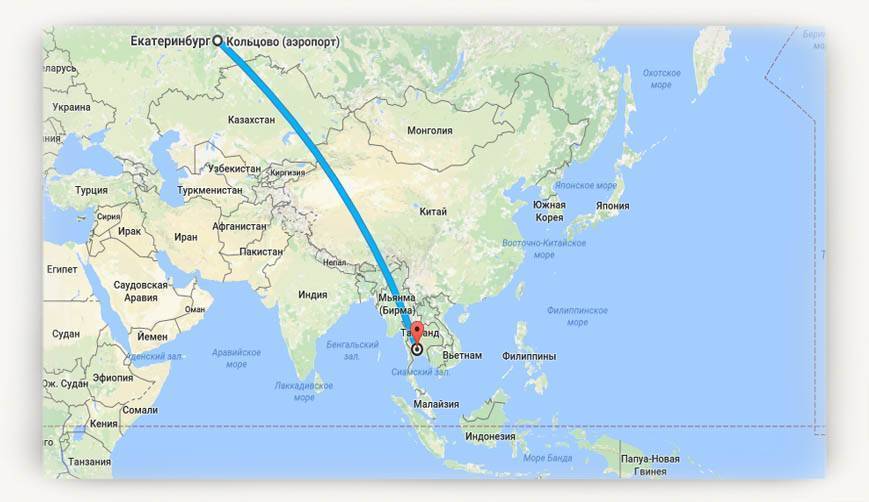 Сколько лететь до таиланда: разбор полетов