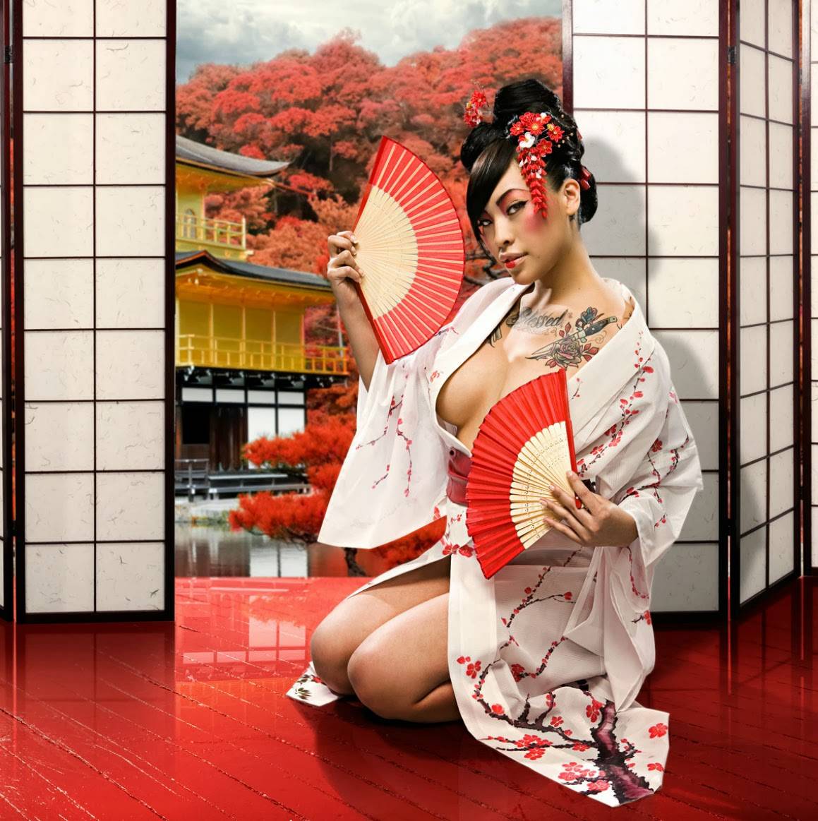Порно японский гейши фото 106
