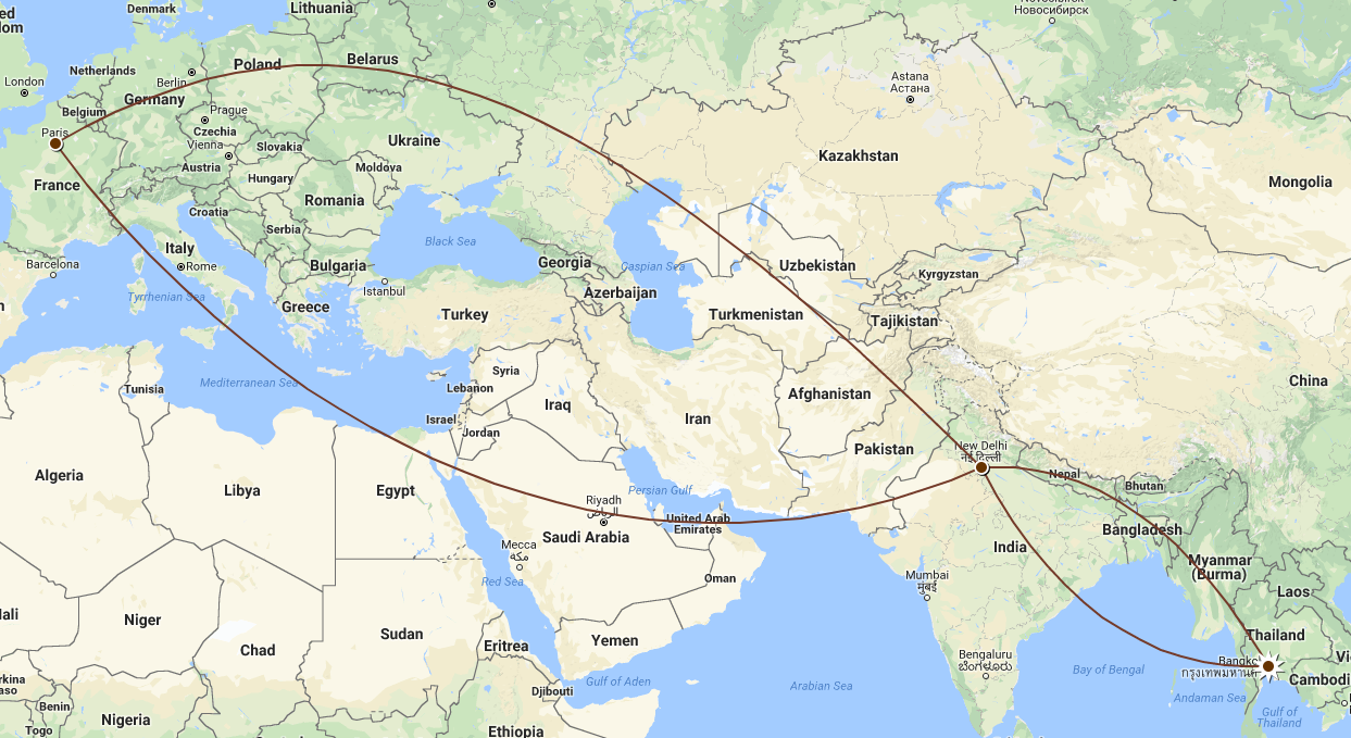 Перелет москва тайланд. Москва Гоа перелет. Москва Гоа маршрут полета. Маршрут самолета Москва Гоа. Маршрут Москва Гоа на самолете на карте.