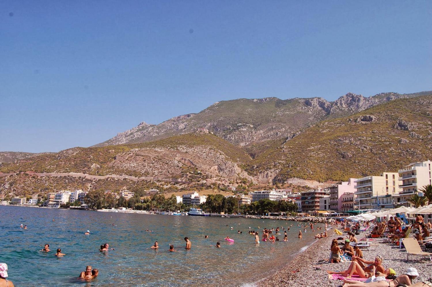 Курорт лутраки в греции: термальные источники, отели, погода