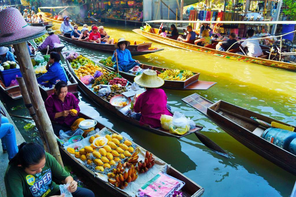 Рынки бангкока: ночные, фруктовые, цветочные, вещевые