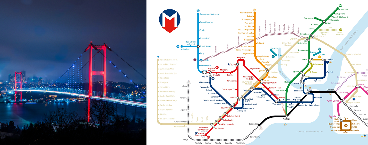 Метро стамбула: схема, маршруты, обзор
