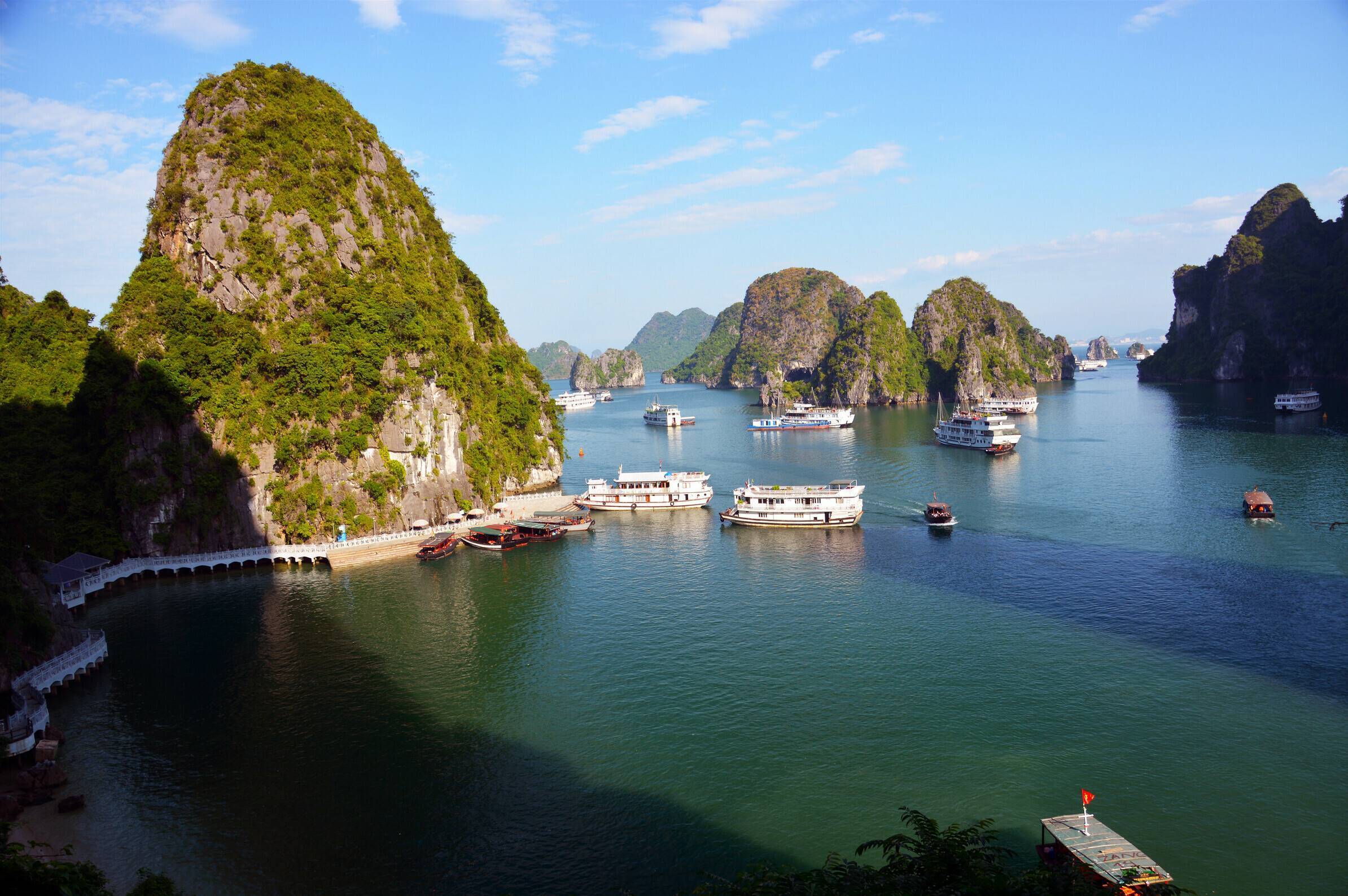 Тысячи островов бухты халонг . вьетнам