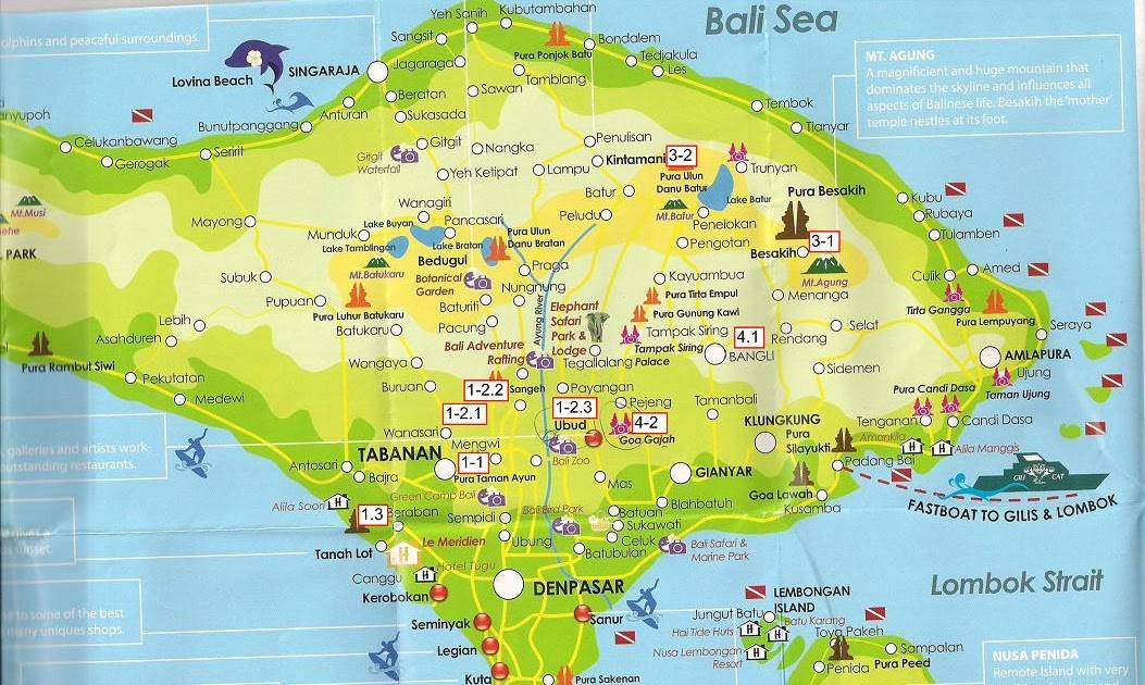 Административное деление острова бали