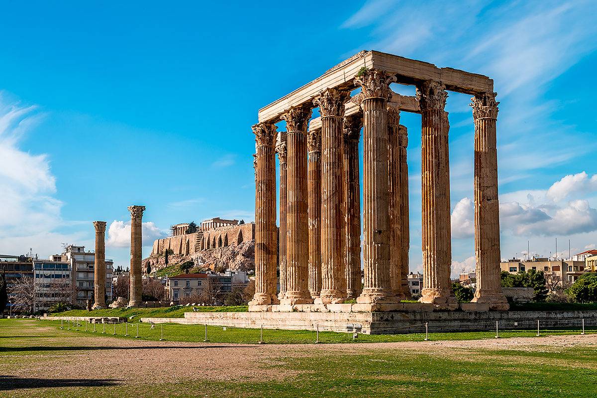 Храм Зевса Олимпийского в Афинах | Изучаем Грецию