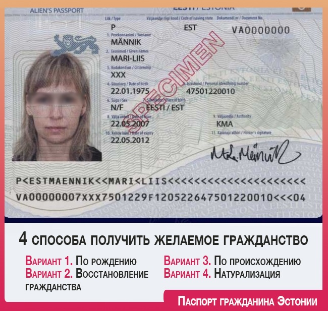 Получение гражданства эстонии в 2021 году, что нужно, основания, требования