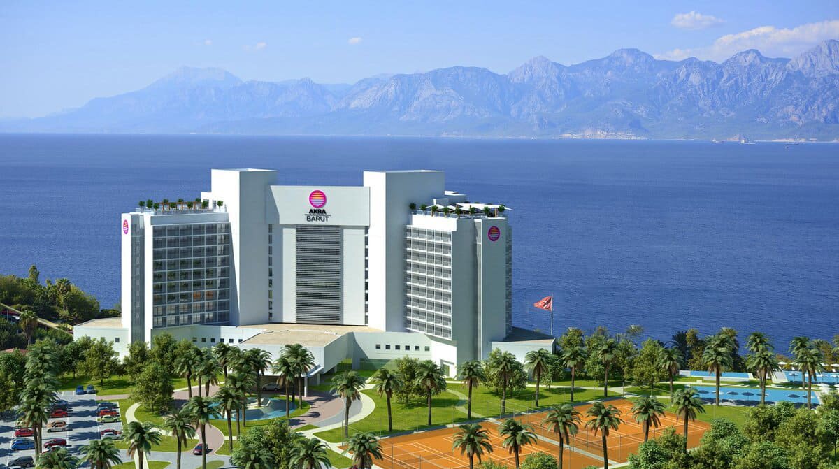 akra hotel 5 antalya пляж