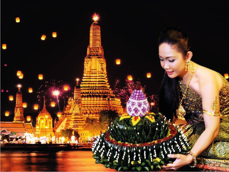 Лой кратонг и йи пенг - праздники таиланда