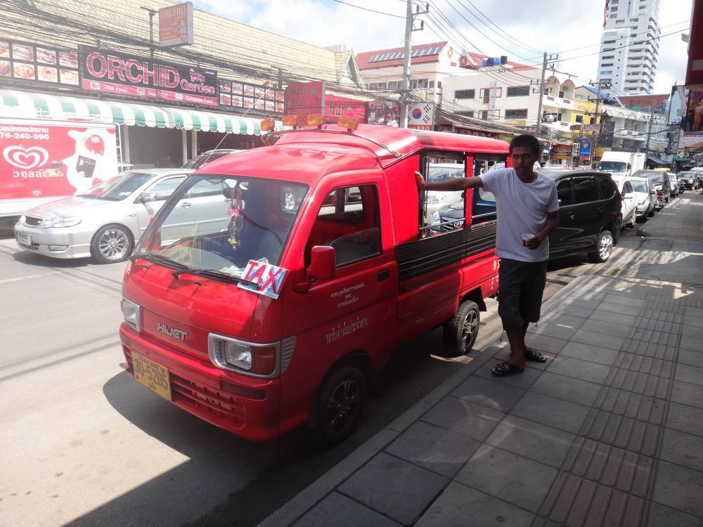 Виды такси в тайланде - от мото-саев до трансферов