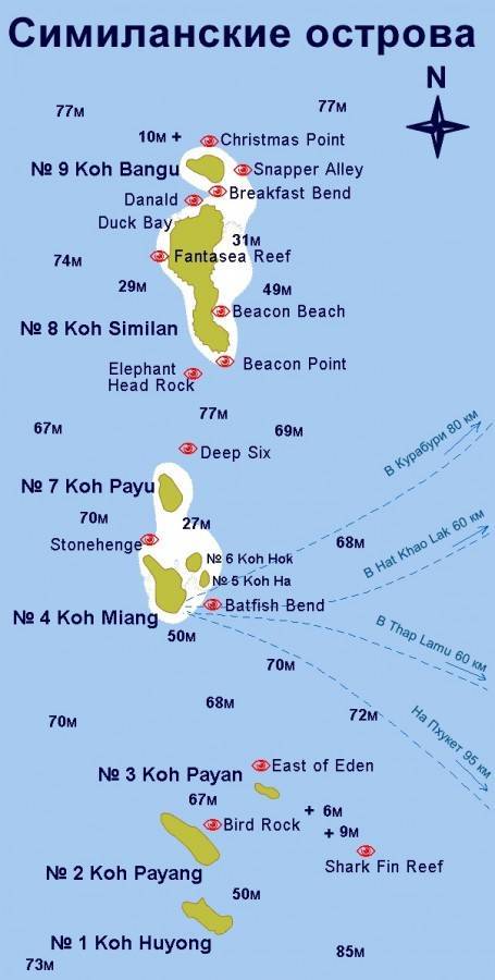 Симиланские острова (similan islands) на пхукете