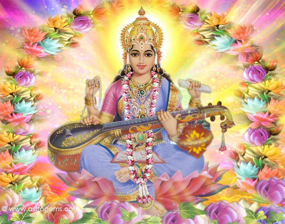 Сарасвати — богиня мудрости, знания, искусства, красоты и красноречия. мантра богине сарасвати