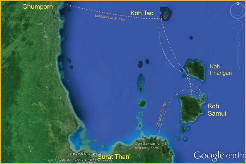 Остров ко тао - как добраться, карта, достопримечательности