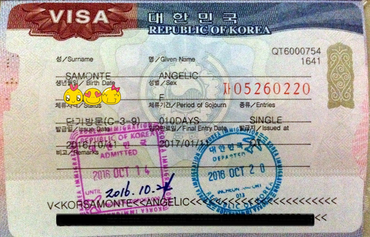 Entry visa