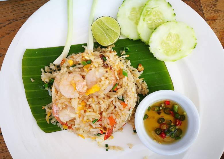 Жареный рис с креветками как в таиланде