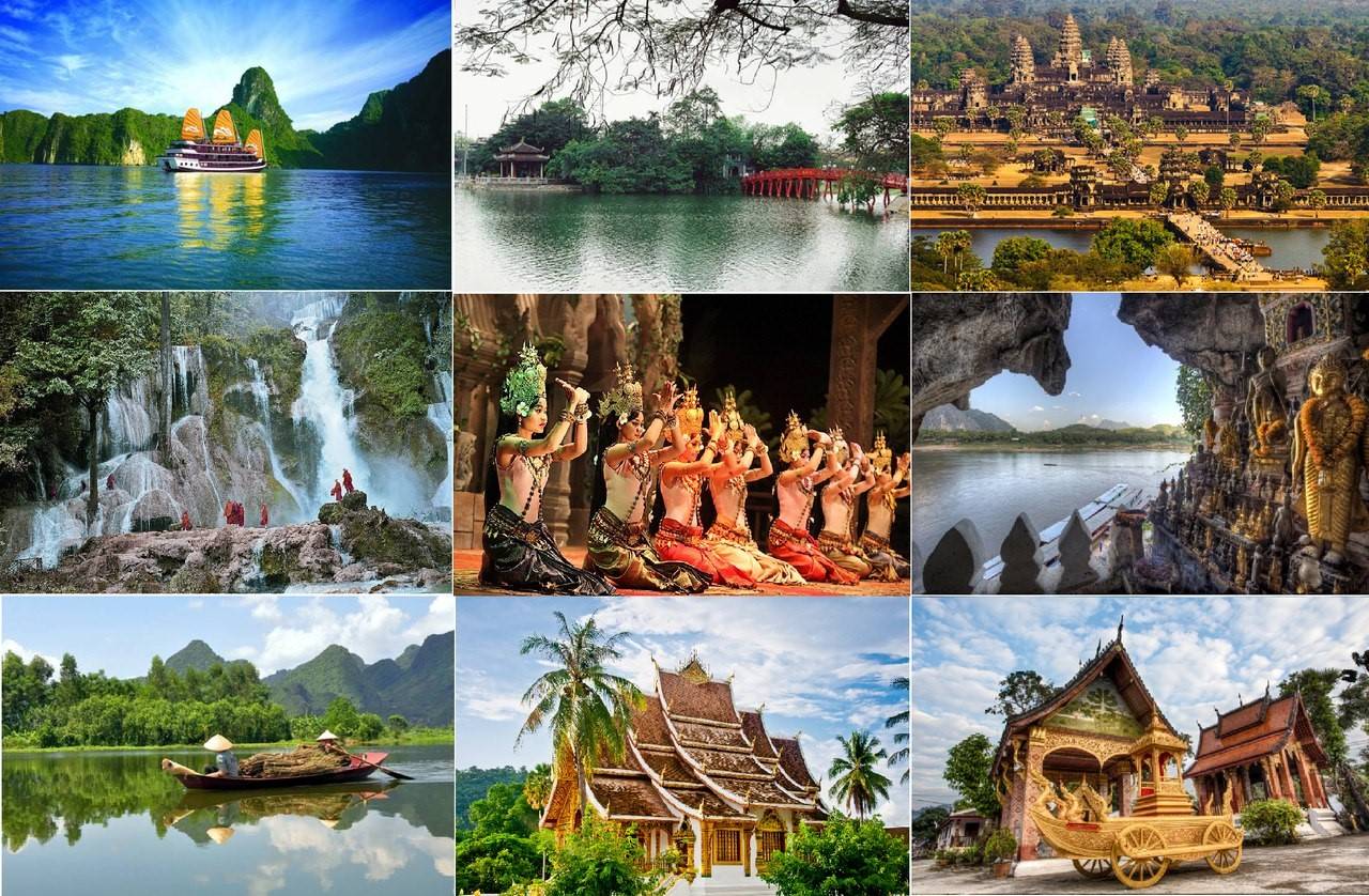 Комбинированные туры вьетнам камбоджа лаос. день халонг - сием рип. высокогорный курорт далат