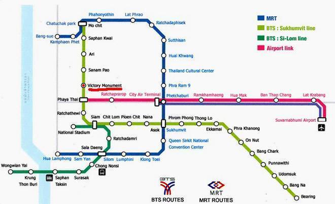 Метро бангкока - карта метро, из и в аэропорт, как пользоваться, сколько стоит проезд