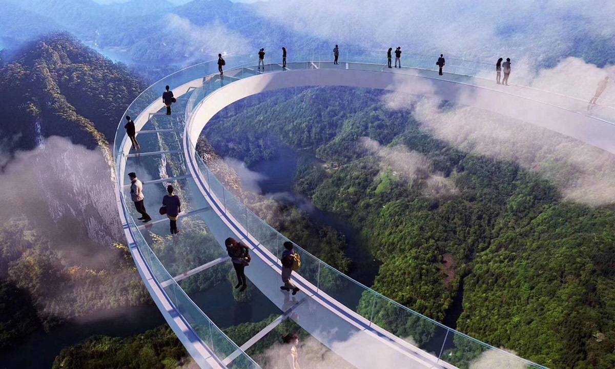 Стеклянный мост в китае — вся правда о достопримечательности