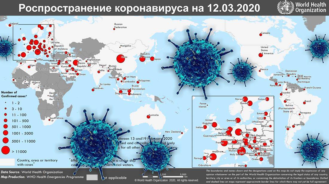 Симптомы коронавируса