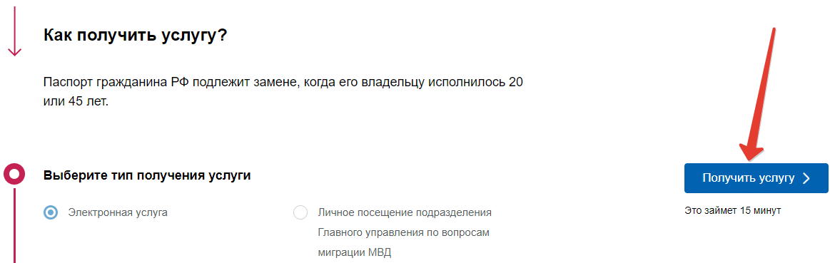 Как заполнить заявление на замену паспорта в 45 лет на госуслугах образец заполнения заявления