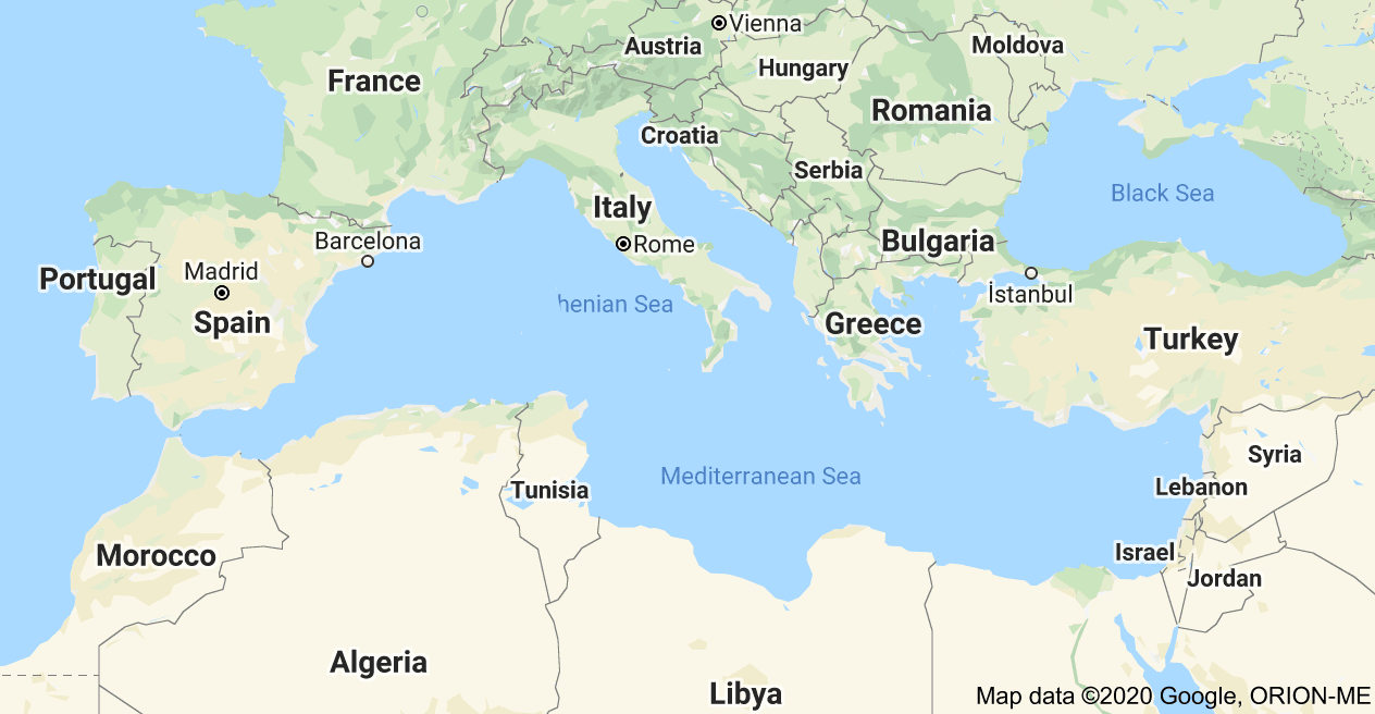 черное и средиземное море