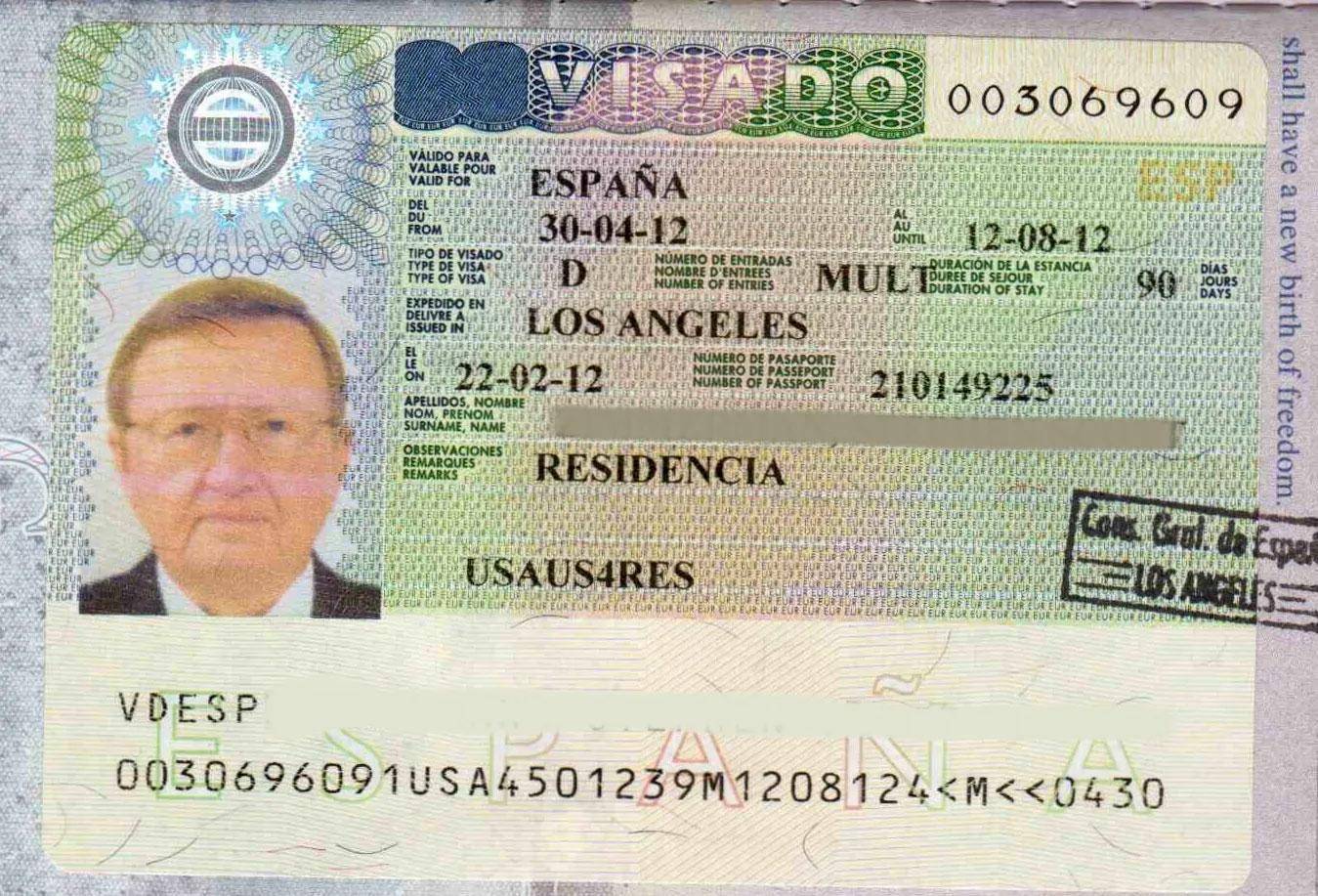 фото на визу в испанию требования