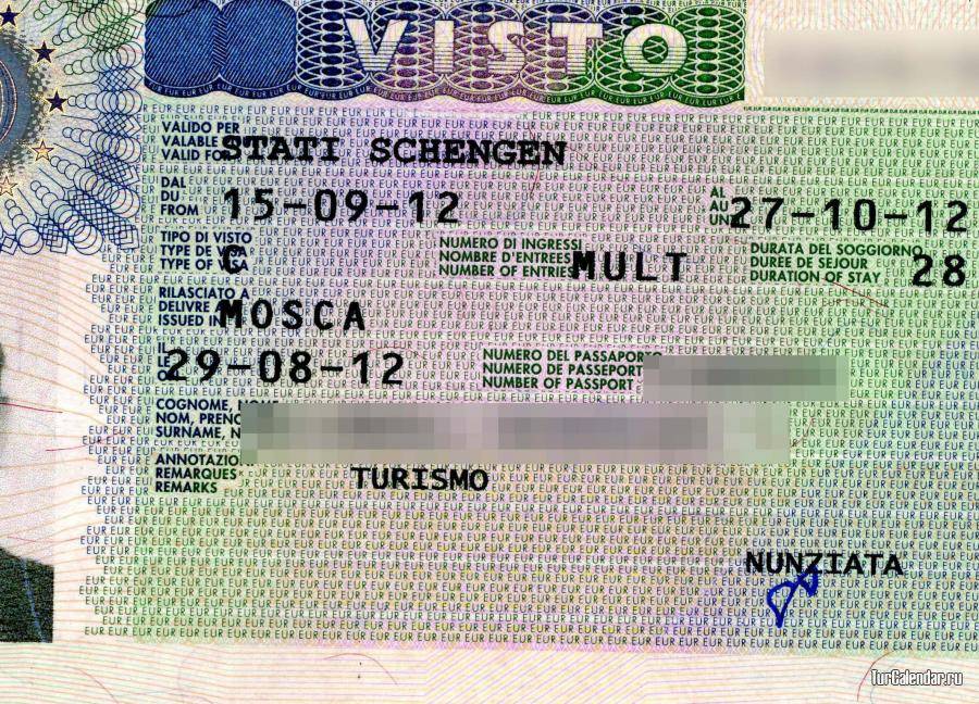 Виза в италию - оформление итальянского шенгена