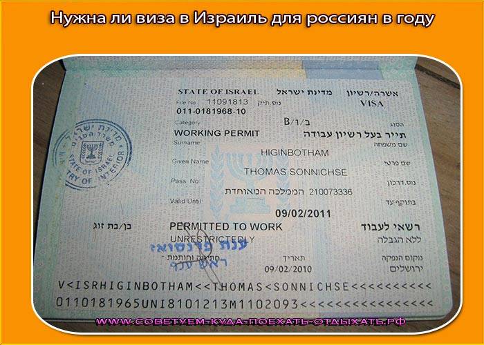 Рабочая виза в израиль: сколько стоит и как получить для официального трудоустройства