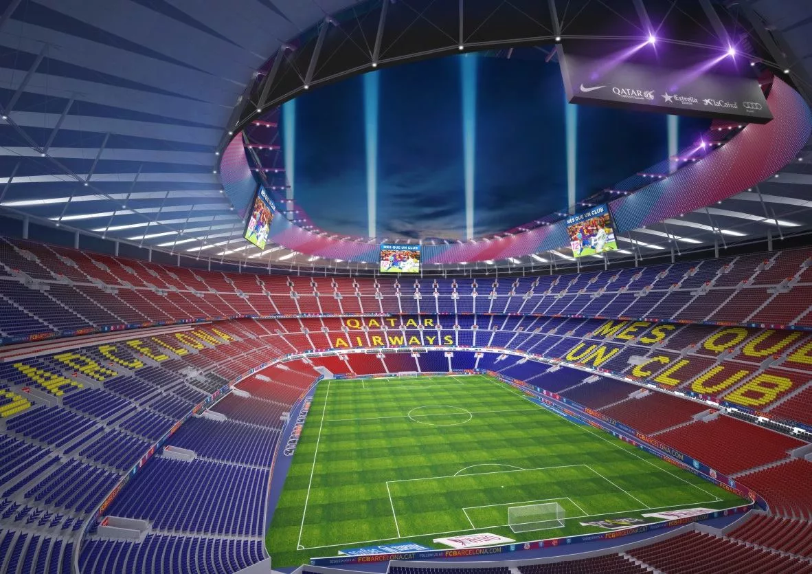 Стадион антона. Стадион Камп ноу в Барселоне. ФК Барселона стадион Камп ноу. Камп ноу стадион 2022. Барселона ноукамб стадион.
