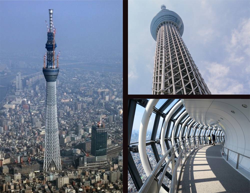 Телевизионная башня tokyo skytree в токио