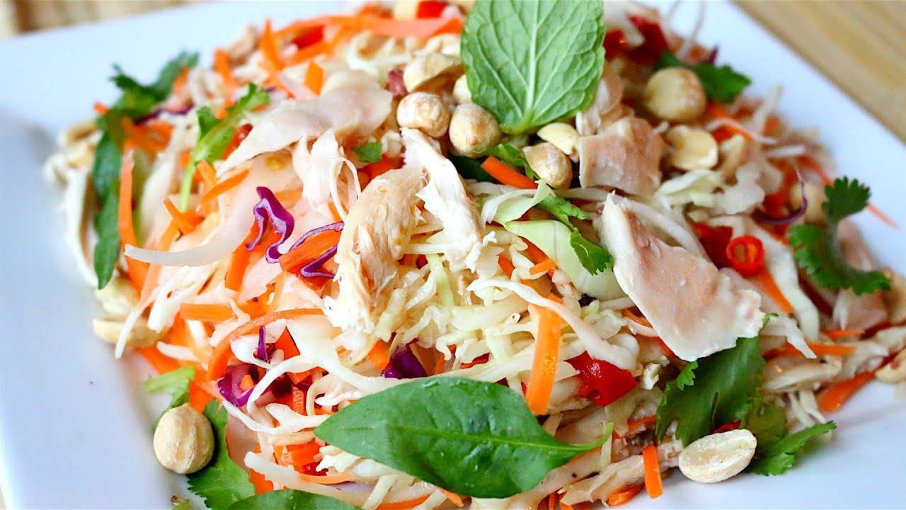 Салат с капустой как во вьетнамской кухне