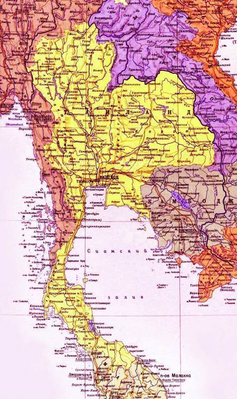 Место тайланда на карте мира: обзор материка и городов +видео