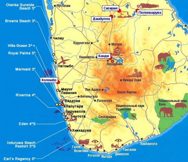 Как добраться до шри ланки. Хиккадува Шри Ланка на карте. Унаватуна Шри Ланка на карте. Достопримечательности Шри Ланки на карте. Курорты Шри Ланки на карте с отелями.