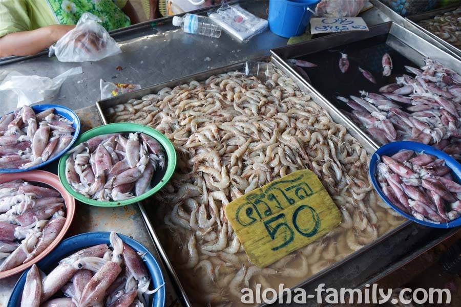 Рыба и морепродукты в тайланде