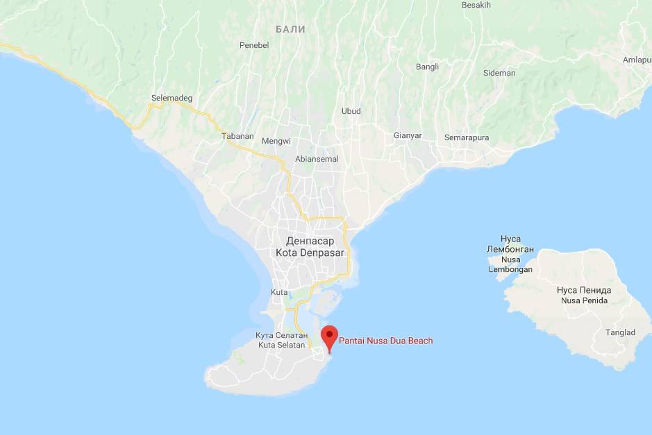 Нуса дуа туристическим регионом в южной части острова бали