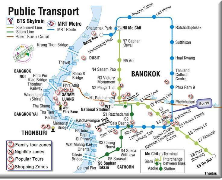 Метро в бангкоке (airport rail link, bts skytrain, mrt)