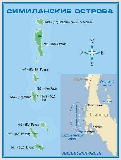 Симиланские острова: полезная информация для туристов