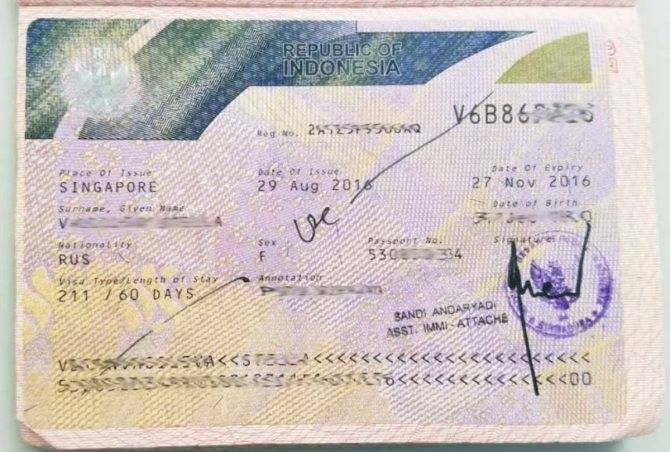 Нюансы получения визы в индонезию (на бали в том числе) для россиян и других иностранцев