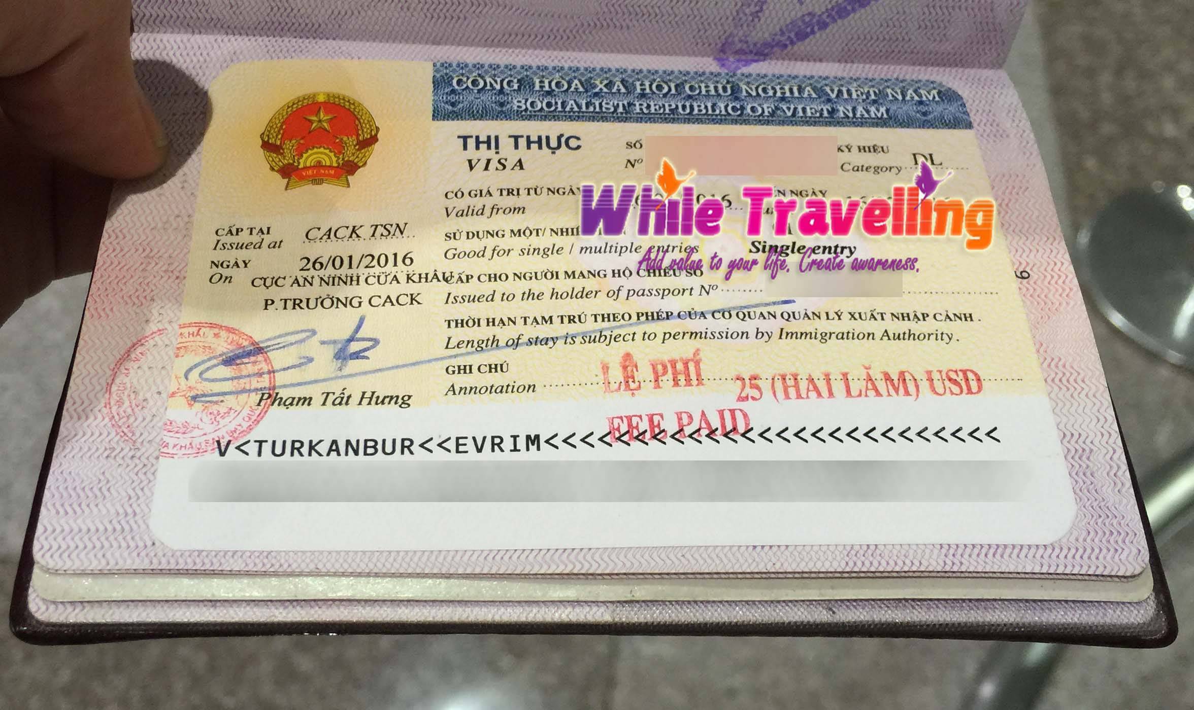 Виза во вьетнам - предлагаю помощь в оформлении визы