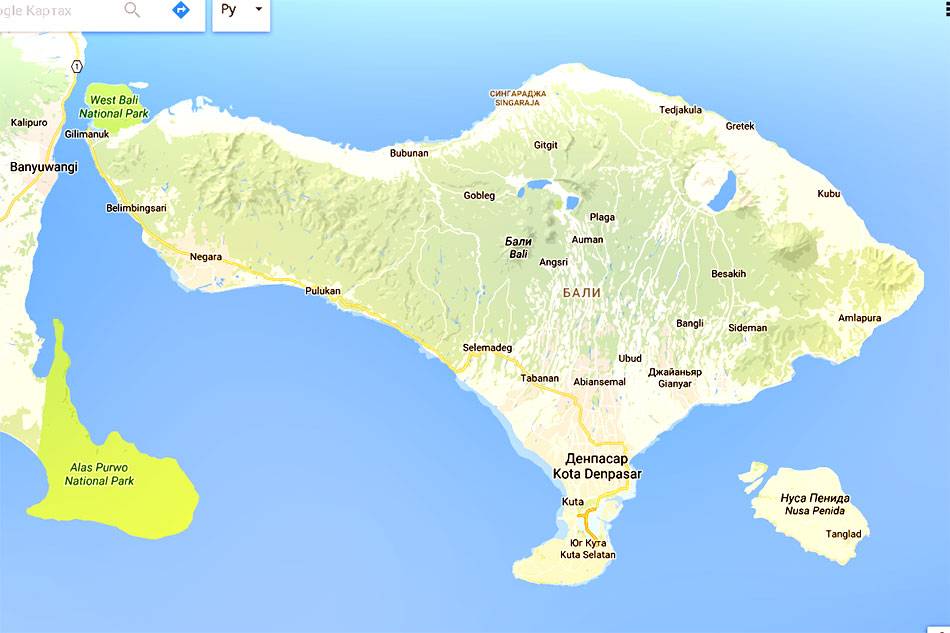 Где находится бали? остров на карте мира