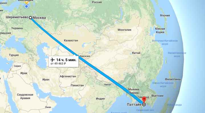 Сколько лететь до тайланда: время перелета, аэропорты