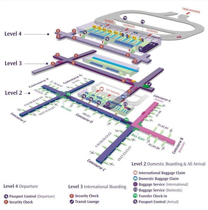 Главный аэропорт бангкока: суварнабхуми. схема, онлайн-табло и много полезной информации