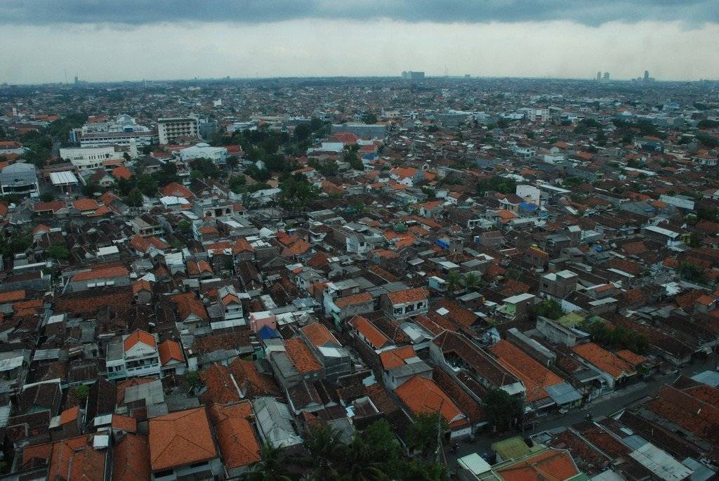 Сурабая, город - индонезия - провинция восточная ява