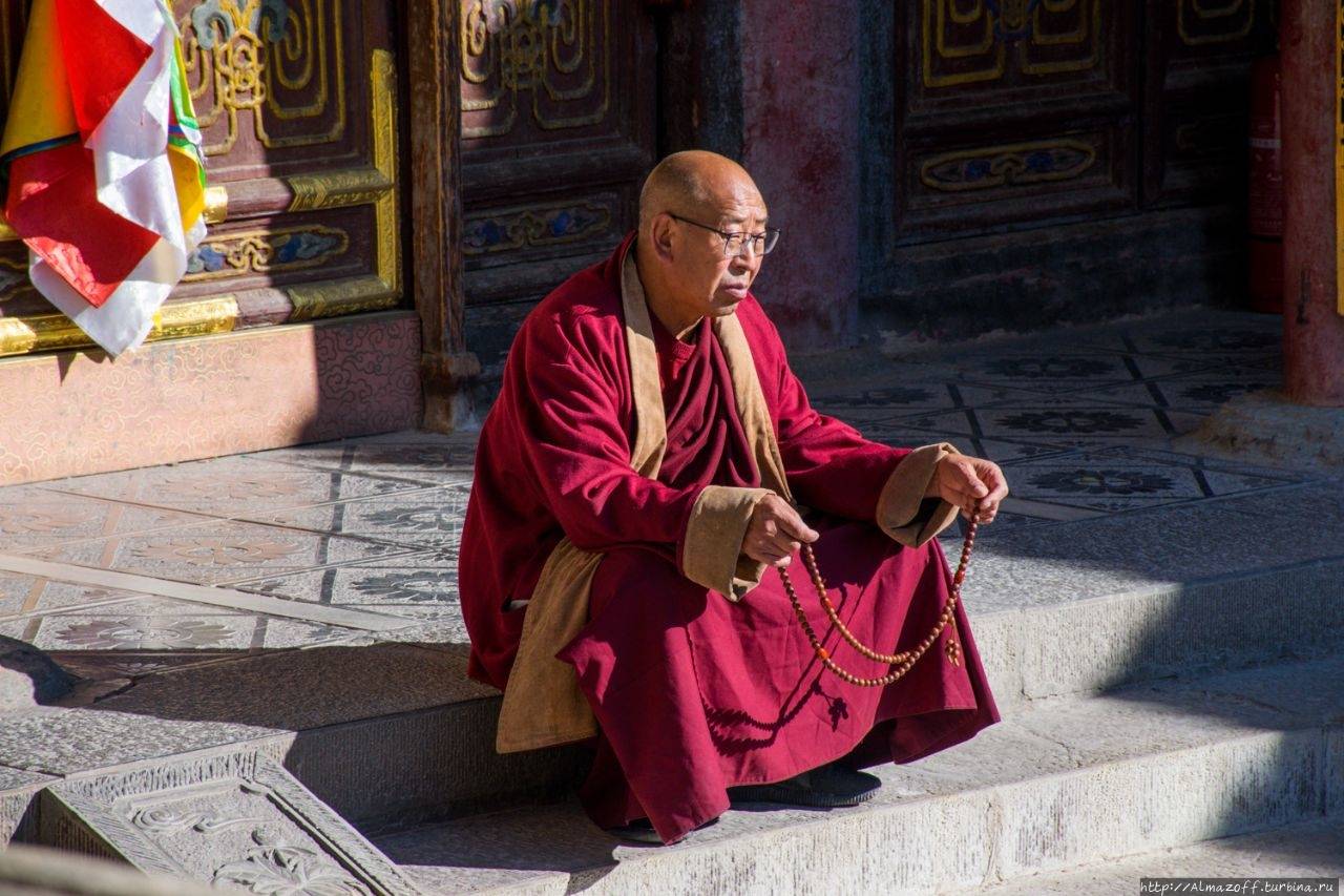 Буддистский монах Тибет