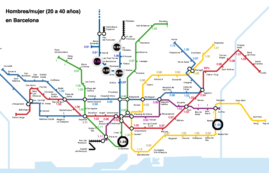 Карта метро барселона на русском