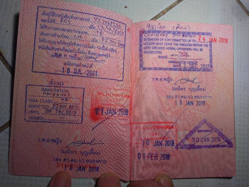 Федеральный розыск и иммиграция в таиланд