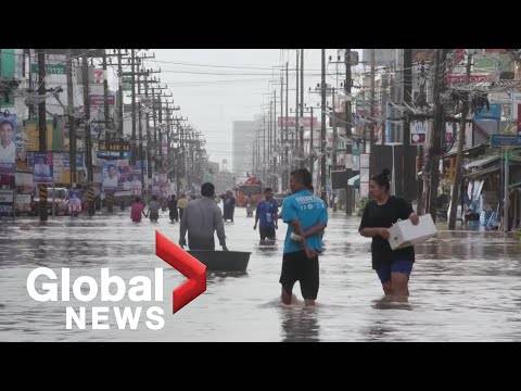 Два самых крупных наводнения в тайланде за последние годы