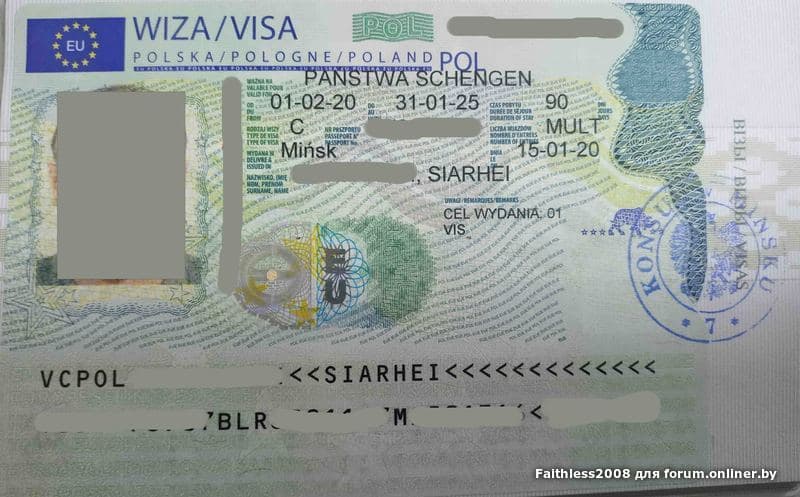 Виза в польшу: от регистрации до получения