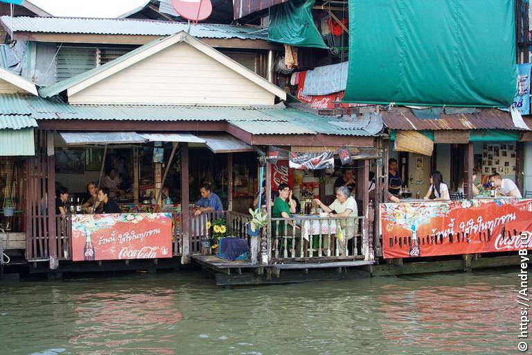 Чао прайя и каналы бангкока - речной транспорт